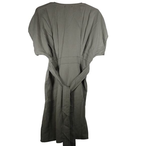 New Quince Vintage Wash Tencel Button Front Dress Olive Women’s Small 3907-M - Picture 11 of 11